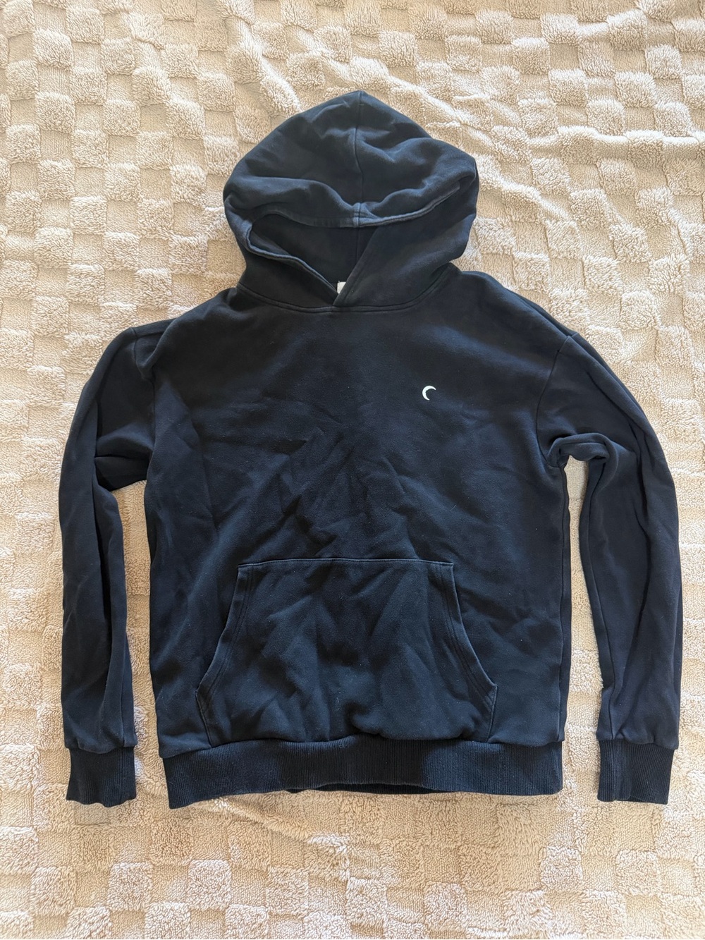 ZYIA Active Black Pullover Hoodie Women’s Size Small Minimalist Logo